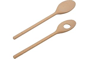 CULIMI Spatola da Forno Legno - Spatole 2 pezzi Set di Utensili Da Cucina - Pennello con Setole Naturali da Cucina