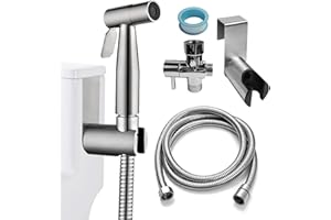 sports flyfree Handheld Bidet Sprayer Kit, Bidet Attachment for Toilet with Adjustable Water Pressure Control and Hose Bidet for Feminine Wash, Toilet Cleaning, Pet Bath
