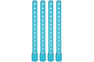 VGEBY Columna de Carcasa de Coche RC, 4 Piezas de aleación de Aluminio RC Car Body Shell Post Holder RC Repuestos para HSP 1/10 122037(Azul) Accesorios De Modelos