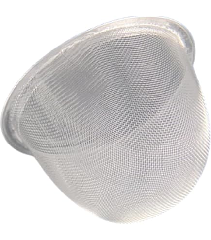 TINGB Lot De 4 Tamis Ronds En Acier Inoxydable - Passoires à Thé Et Épices, Filtre Théière Diamètre 80mm