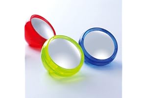 FADERR Office Computer Rearview Mirror Cubiclefor Personal Safety or Security Cabinet Desk Rear View Monitors ， Random Color free size