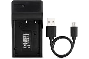 NORIFON D-LI7 USB Ładowarka do Pentax Optio 450, 550, 555, 750, 750Z, Optio MX, Optio MX4 Aparat i nie tylko