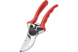 Spear & Jackson 6659BS/13 Heavy Duty Bypass Secateurs, normal, Red/Silver