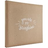 MCS Genişletilebilir 10 Sayfalık Karalama Defteri Alb&uuml;m&uuml;, 12 x 12 İn&ccedil; Sayfa, 13,5 x 12,5 İn&ccedil;, You Are My Sunshine
