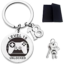 18 Ans Cadeau D'Anniversaire Pour Fille Et GarçOn,Porte-CléS Pour