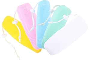 MAGICLULU Seife Seifennetz Tasche Blase Foam Net Peeling Mesh Seifenbeutel Mesh Seifenschonerbeutel Mesh Seifenbeutel mit Kordelzug für K?rper Gesichtsreinigung 5 Stücke Schaumnetz