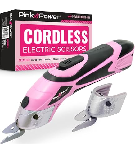 Replacement Blade For Pink Power HG2043 Cordless Electric Scissors - PPD Style For Cardboard & Fabric