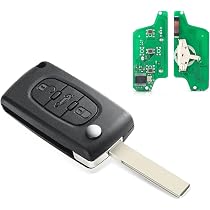Clé Télécommande Peugeot Partner 308 3 Boutons VA2 433MHz ID46 - Compatible 307 CC 407 607 Citroën Berlingo