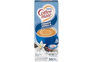 COFFEE MATE COFFEEMATE French Vanilla Creamer, 375oz, Pack of 50