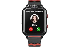KROSTMING Reloj Inteligente Niño GPS y Llamadas Niña Smartwatch 4G WiFi Video Llamada SOS 2 Cámaras Impermeable SMS Despertador Cronómetro Modo Clase Rechazo Llamada Desconocida Música Video Reproductor Regalo
