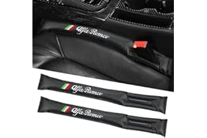 VTDOUQ 2 pezzi di riempimento del tappo del sedile dell'auto, per Alfa Romeo 159 156 Giulietta Mito Stelvio Giulia Spider Brera, smetti di far cadere le cose, cuscino del freno a mano interno dell'auto