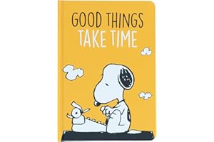 Grupo Erik: Quaderno Snoopy Lazy Days | Quaderno A5 con copertina rigida, stickers e tasca espandibile, 192 pagine 100 g/m², Qualità Premium, Snoopy Gadget