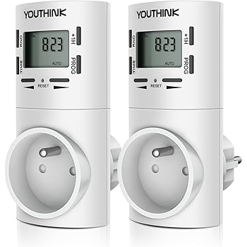 Timer Giornaliero Meccanico UNITEC IP44 - Programmatore Analogico Per Luci E Elettrodomestici