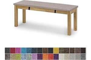 yaoumeo Bankauflage Sitzkissen,Bankkissen,80x40x5cm Gartenbank Auflage,Waschbar-Abnehmbarem,Mehrere Farbgrößen Verfügbar(Licht Grau)