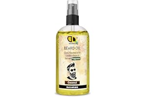 DD Teck Coconut Beard Essential Oil | Beard Care for Men | Softens, Hydrate & Conditions Facial Hair | Promotes Growth, Reduces Dryness & Itching, Enhances Shine and Appearance (50ml Spray)