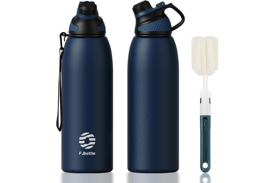 Fjbottle Botella Agua Acero Inoxidable 1500ml Térmica con Tapa Magnética | Tapa magnética 