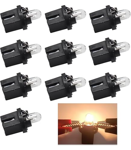 D-Lumina 10 Lampadine LED T5 12V W1.2W - 1 SMD 5050, Colore Verde, Per Cruscotto Auto E Moto E Luci Abitacolo
