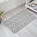 Produktbild Libaoge Classic Vintage Floral Muster Fußmatte Welcome Mat Eingangsmatte Indoor/Outdoor Fußmatte Fußmatte Badematte