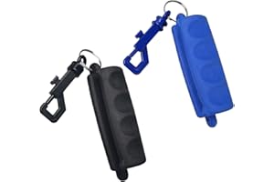 Bamyli 2 Stück Pfeilzieher Bogenschießen, Silikon Pfeil Puller mit Gürtelclip, Rutschfester Bogensport Zubehör Pfeilziehhilfe, sicherer Griff für einfaches Pfeilziehen, Schwarz und Blau