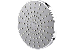 Oumij Soffioni Fissi Soffione Superiore con Sostituzione della Pioggia Soffione Doccia, 6 Pollici Soffione Circolare per Pioggia