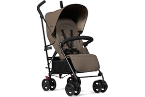 Silver Cross - Pop 2 Pushchair - Foldable Travel Stroller - Buggy - Adjustable/Lie Flat Seat - Newborn to 4 Years - Cobble