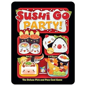 Gamewright «Sushi Go Party la Deluxe Pick y Pass Tarjeta de gamep