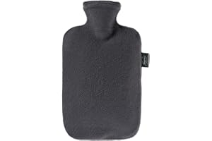 Fashy 6530 21 2007 Wärmflasche mit Vliesbezug 2 Liter