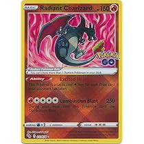 Radiant Charizard - 011/078 - Pokemon Go - Shiny Pokemon Card