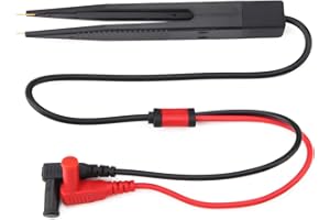 JEANOKO Chip SMT Portatile 250V Red Plastic Copper SMD Test Clip Misuratore per Condensatore Resistore Multimetro
