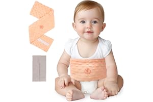 Comfheat Cintura Riscaldata per Coliche e Gas nei Neonati e Bambini Piccoli, Sollievo Naturale per Mal di Stomaco, 0-3 Anni
