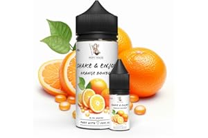 ‎POPY POPY TRADE - Shake & Enjoy - Orange Bonbon - Overdosed Aroma 10ml in 120ml Chubby Gorilla Flasche, einfaches mischen. Für Vernebler, Nebelmaschinen, Diffusor, Lebensmittel, Getränke uvm.