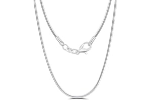 Mieoyue 925 Silber Damen Halskette ohne Anhänger, Silberkette 40 45 50 55 60cm Silberschmuck