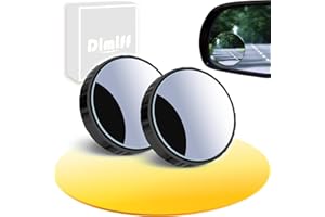 Dimiff Miroir D'Angle Mort pour Rétroviseur 2 Pcs, Retroviseur Voiture, Miroir Angle Mort Voiture Improve Driving Safety, Blind Spot Mirrors pour Cars/Trucks/Suvs