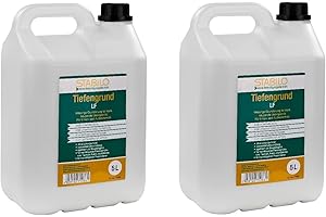 Stabilo Befestigungstechnik 2x Tiefengrund LF 5 Liter | Universal Grundierung, Tiefgrund, Haftgrund, gebrauchsfertig, Absolute Profi Qualität | 2 Stück