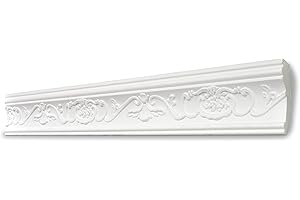 DECOSA Moulure G6 (Gianna) - polystyrène - blanc - 35 x 75 mm - longueur 2 m - 10 pièces (=20 m)