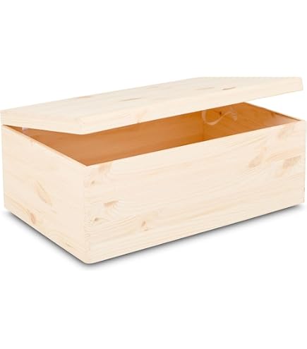 Holzkiste Mit Rollen – 59 X 40 X 25 Cm, Kiefernholz, Große Aufbewahrungsbox Für Spielzeug, Bücher, Werkzeug