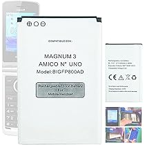 Batteria Sostitutiva Per Brondi Stone - Li-ion 3.7V 950mAh, Modello BIGFP600AB - Foto 13