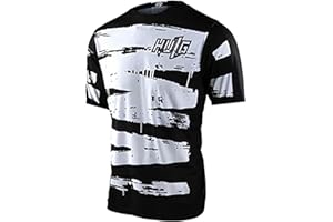 HULG Maillot Ciclismo Hombre Verano Maillot Bicicleta Montaña Bike MTB Camiseta con Mangas Cortas -para MTB Bicicleta De Carretera/Multideporte/Fitness