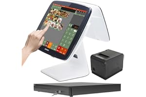 ZHONGJI Restaurants & Bar Smart Touch POS System with Printer POS Software Cash Registers SET01