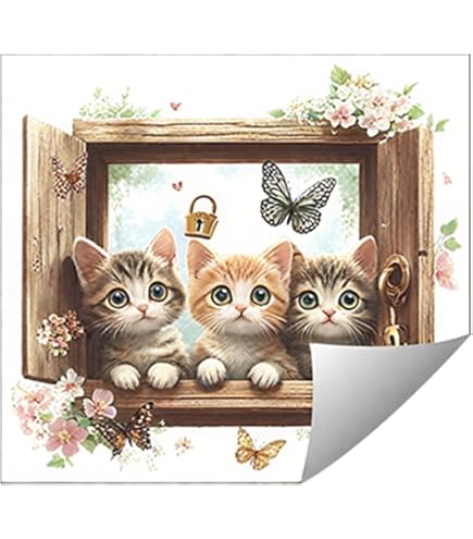 Stickers boîte aux lettres Chats | MPA Déco