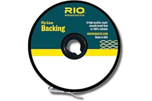 RIO Products Dacron geflochtene Rückseite, Fliegenfischschnur, glättendes Geflecht, 91,4 m