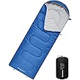 KingCamp Sleeping Bag 3 Season- Lightweight Waterproof Camping Sleeping Bag Indoor & Outdoor Use for Adults Kids for Hiking Backpacking and Camping with Compression Sack
