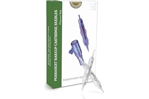 ‎TATELF TATELF Tattoo Cartridge Needles 10 Stück - 1R0.25 Größe - Kompatibel mit S20/P300 Rotary Pen - Für Permanent Makeup, Augenbrauen, Lippen - Steril & Einmalig