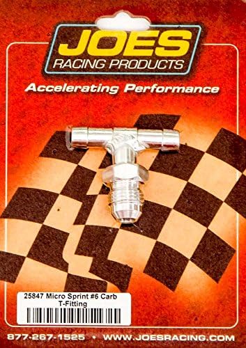 JOES RACING PRODUCTS 25847 Carb Fitting -6an Fuel Line Mini Sprint