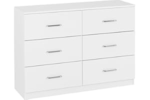 Seconique Dakota 6 Drawer Chest in White