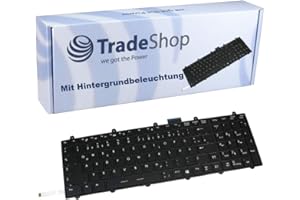 Original Laptop Tastatur mit Hintergrundbeleuchtung QWERTZ Deutsch für MSI WT60-2OK WT70-2OL auch für Medion Erazer MD98058 MS98116 X7817 X7819 X7825 X7827 X7829 (Deutsches Tastaturlayout)