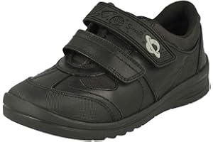 Start-rite Rocket Black Leather School Shoes