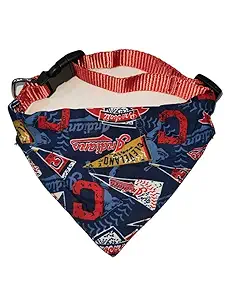 Dog Trust Dog Collar Bandana, Dog Bow Tie with Adjustable Dog Collar, Scarf Cum Neckerchief Collar Suitable for Dog/Cat/Puppy 20 MM - 1 Unit