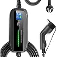 Chargeur EV Portable Morec Type 2 - 10/16A 3.68KW Avec écran LCD Pour Voiture électrique