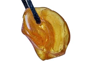 MYHOMELUX Bernstein 535 - Colgante de ámbar (piedra natural pulida)